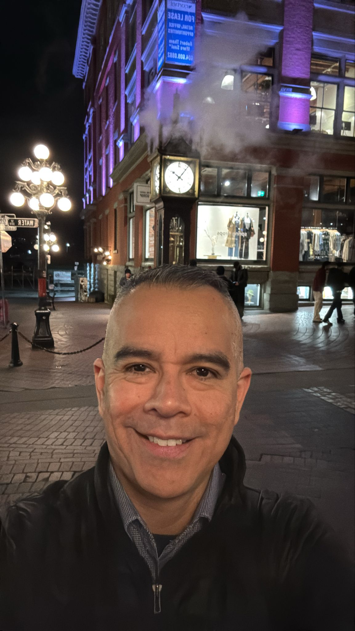 Jose at Gastown Steam Clock